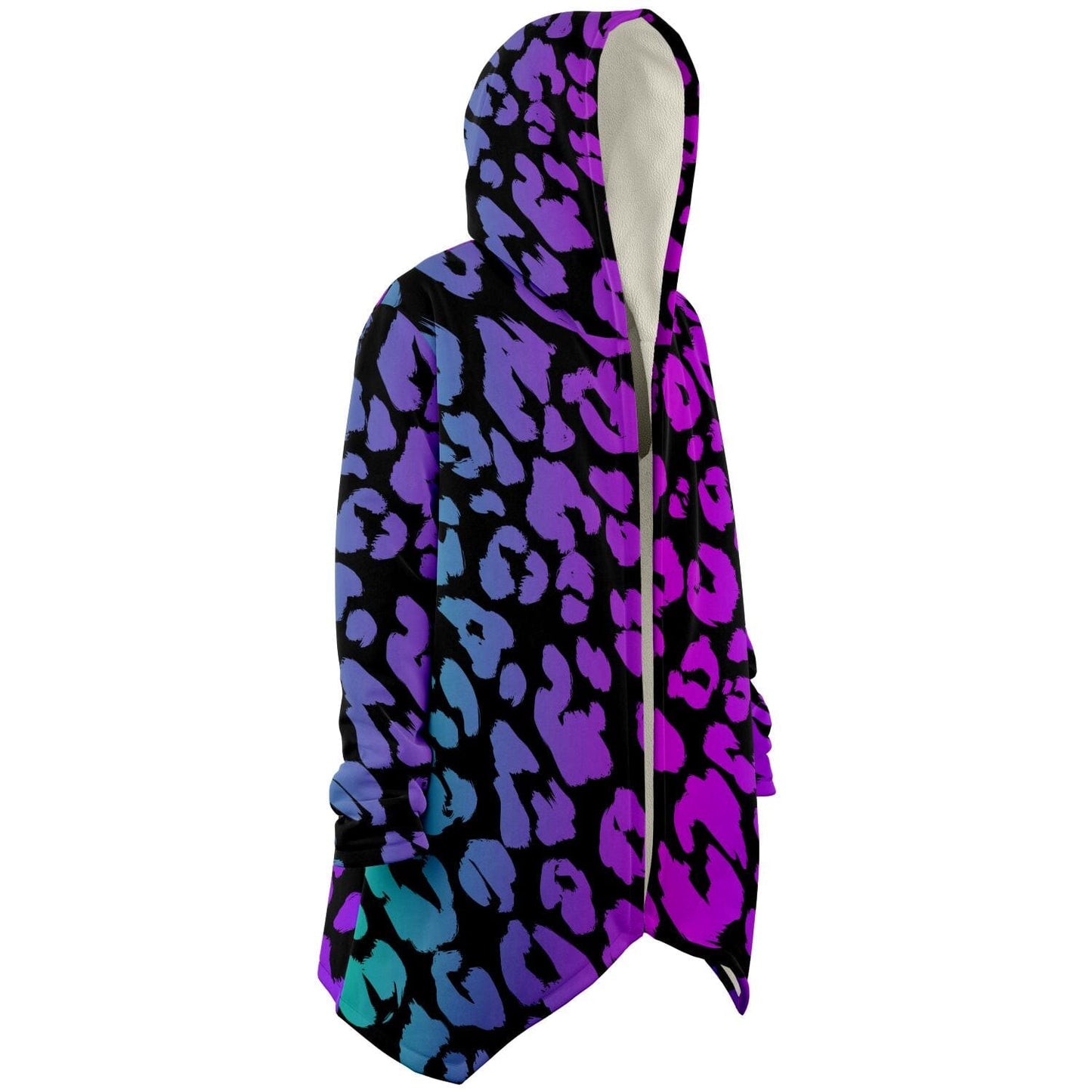 Purple Leopard, Hooded Cloak