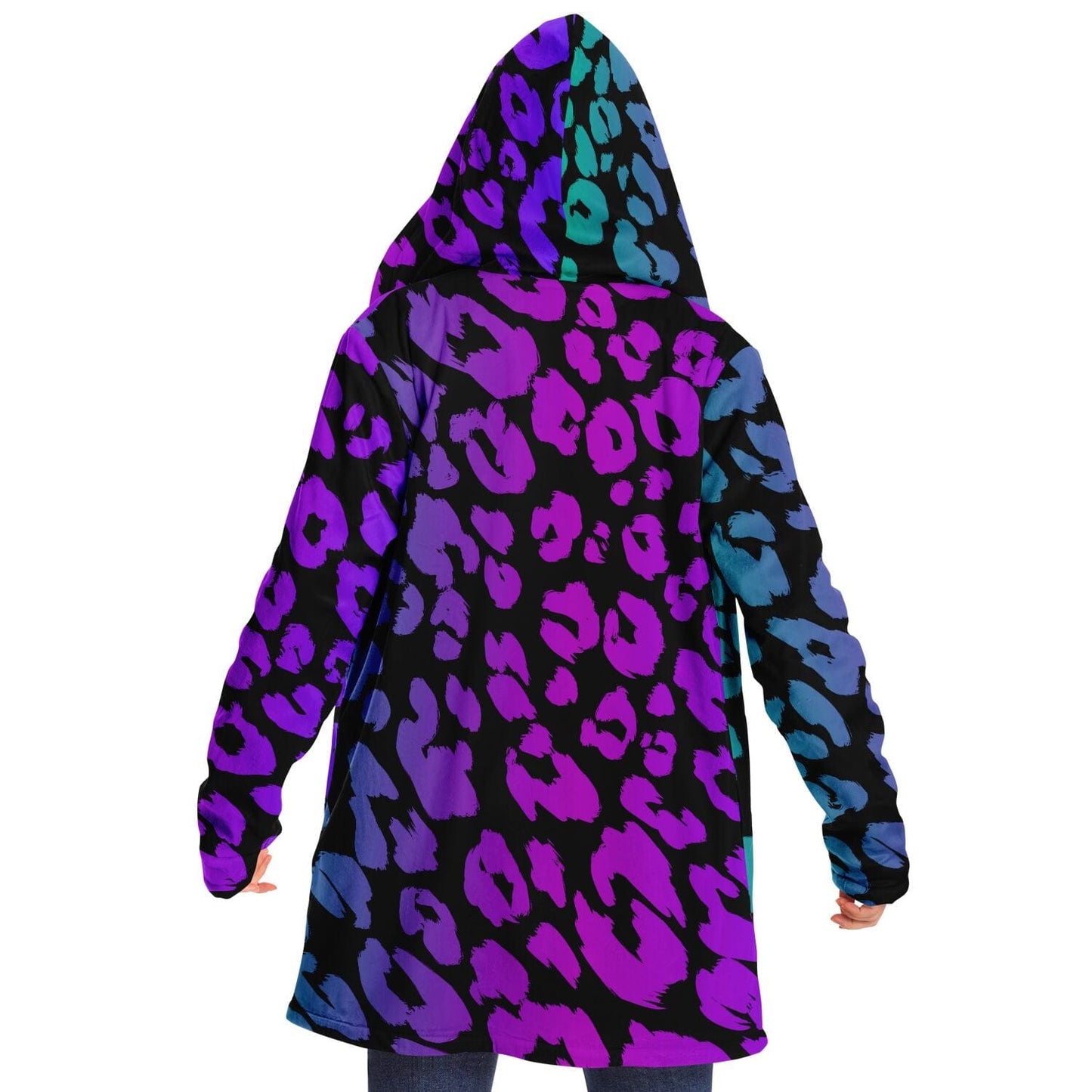 Purple Leopard, Hooded Cloak