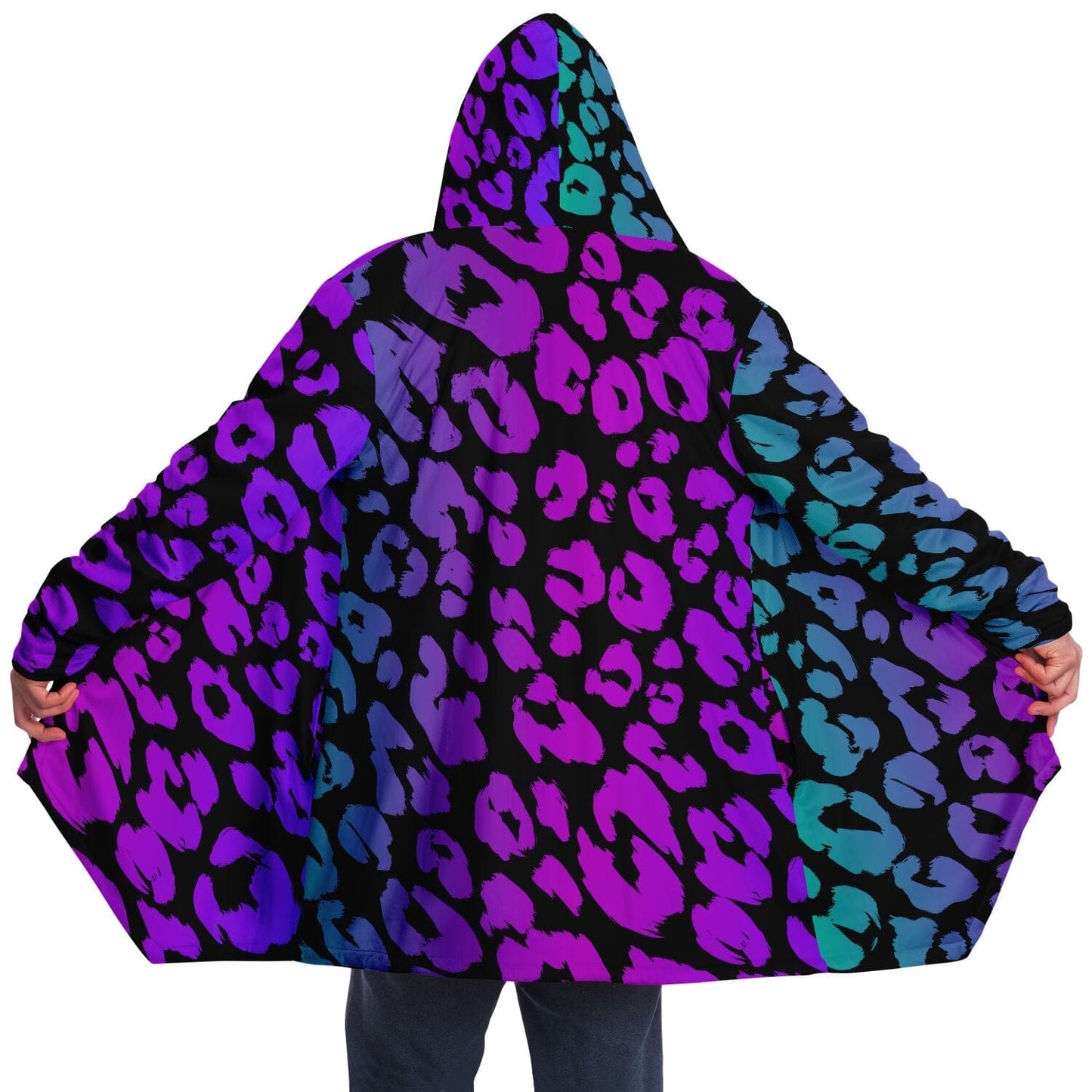 Purple Leopard, Hooded Cloak