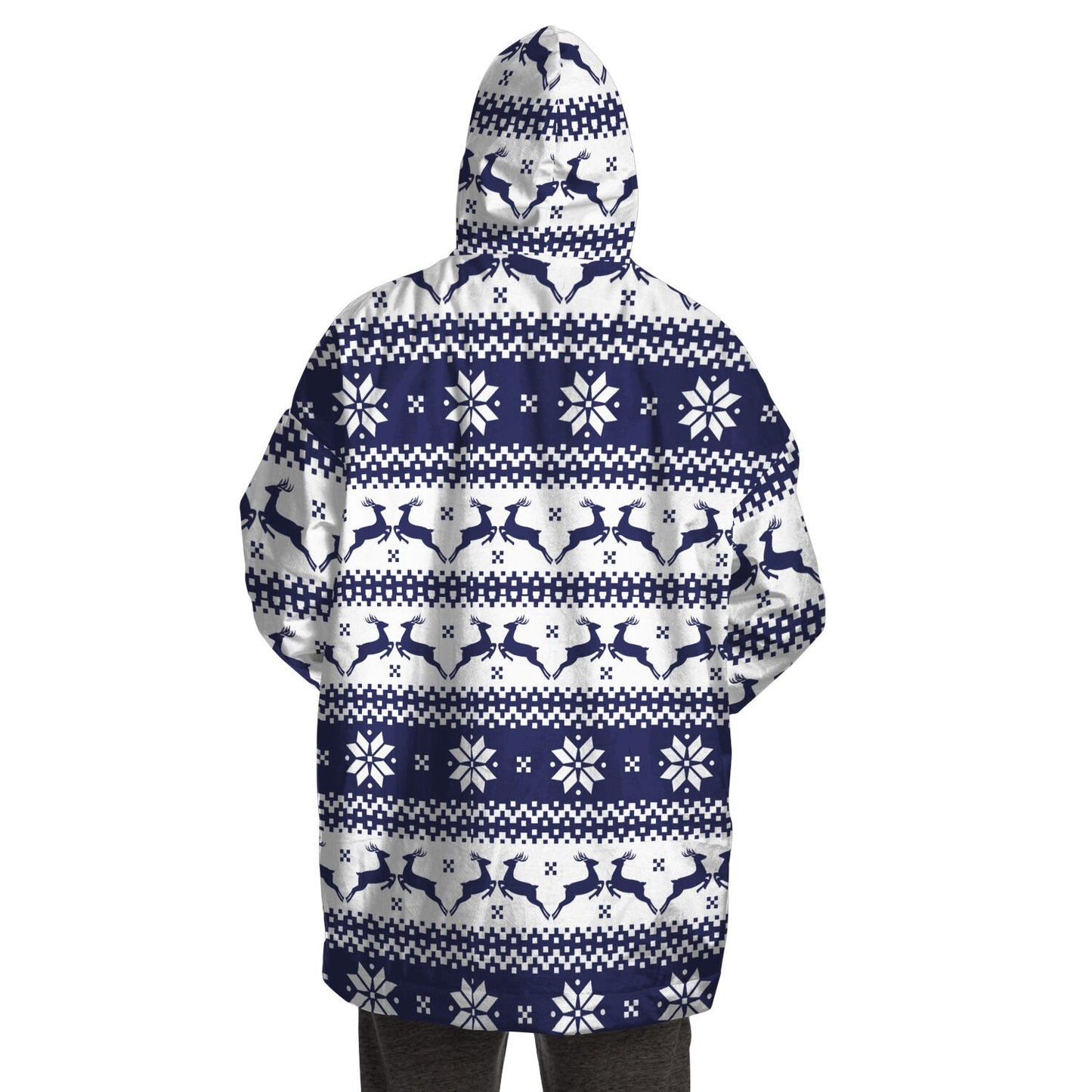 Christmas hooded blanket