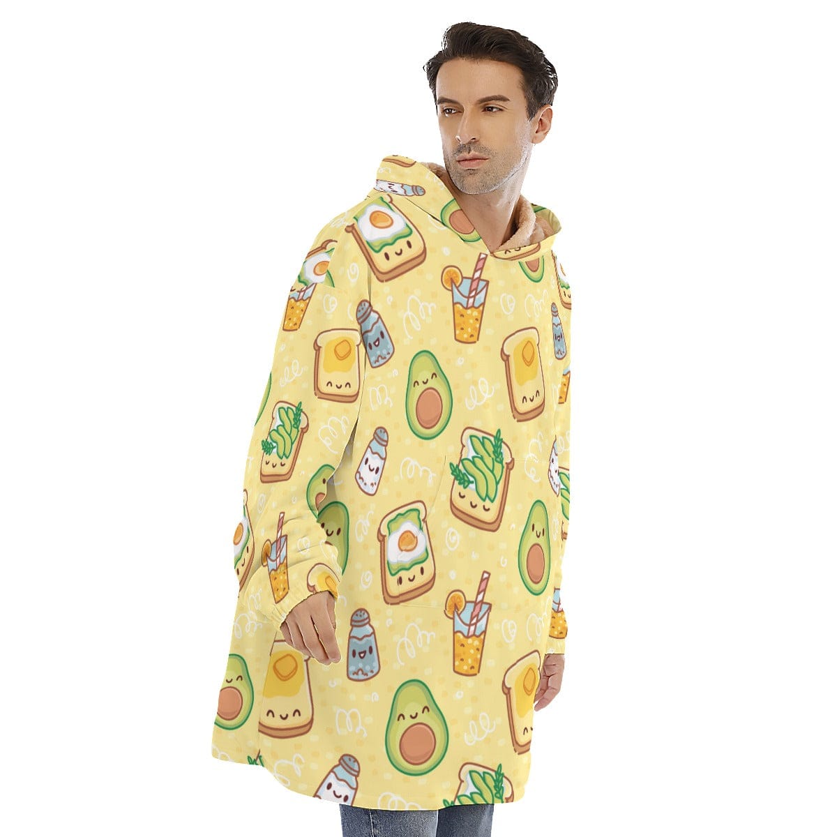 Toast Avocado Hoodie Blanket