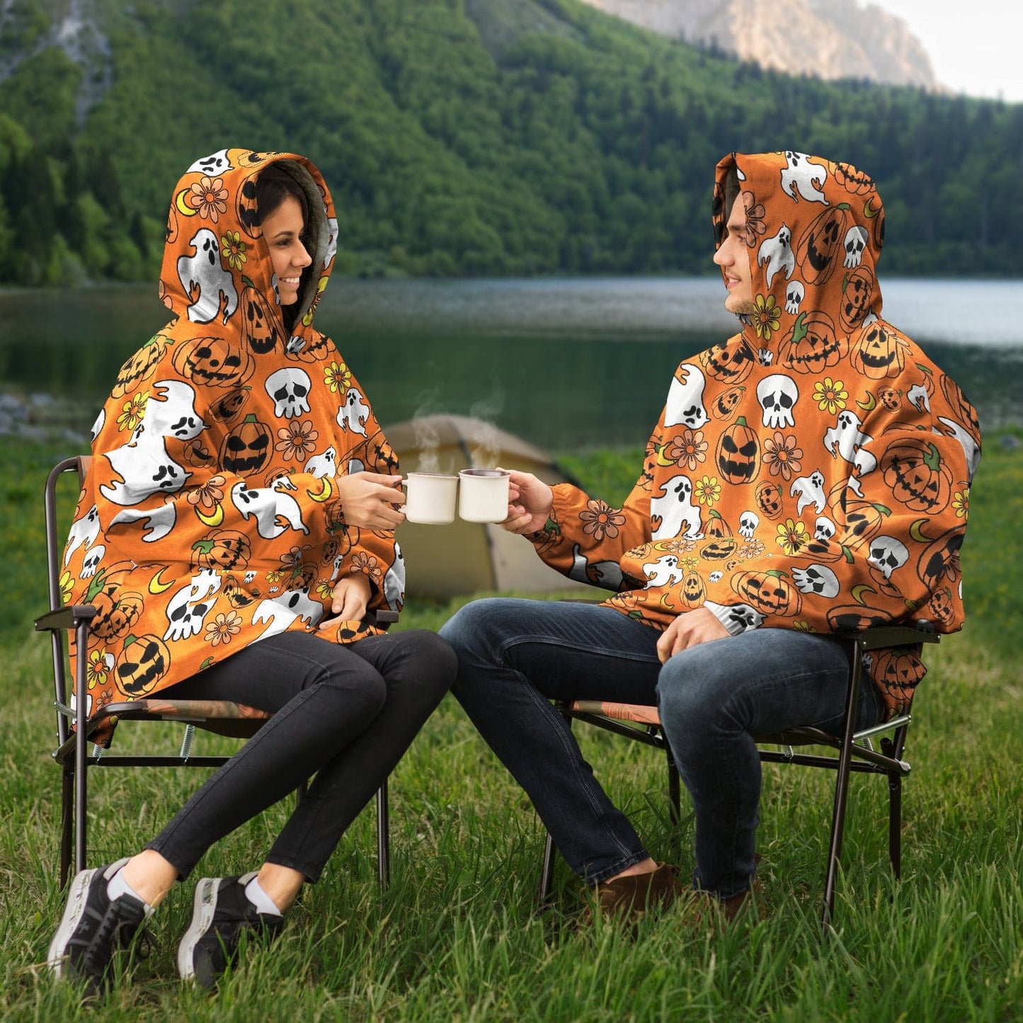 Halloween Costume hoodie blanket